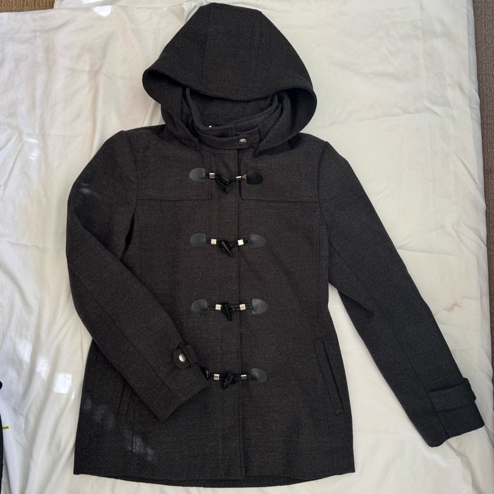 Bcbgeneration Button Down Jacket With Hood - image 1